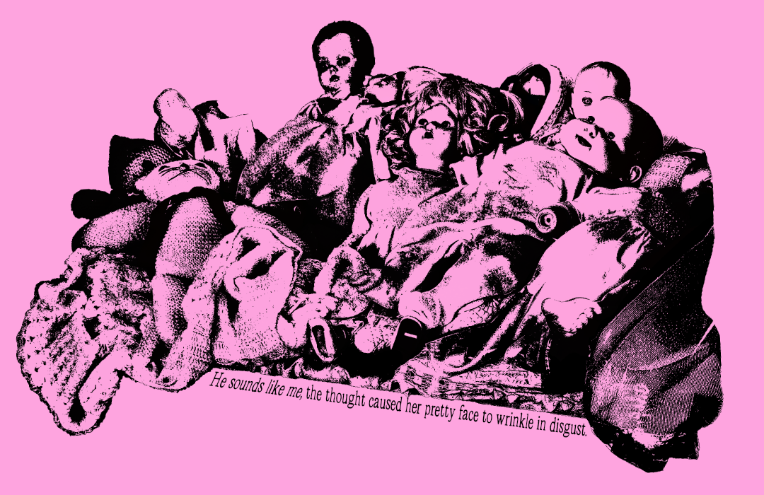 bitmap dolls with text